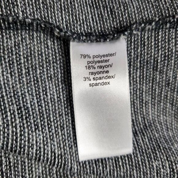 Maurices Women’s Lace-Up Hoodie Sweater Gray Striped Long Sleeve Size 0x - Picture 9 of 12